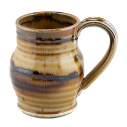 Holbrook Stoneware - 12-Ounce Stoneware (Ceramic) Barrel Mug, Tan