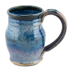 Holbrook Stoneware - 16-Ounce Stoneware (Ceramic) Barrel Mug, Pastel Blue